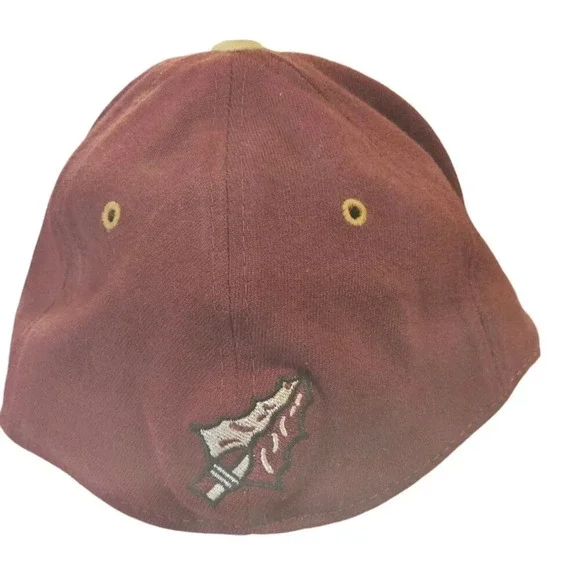 Vtg FSU Seminoles Top of the World Hat Fitted Diamond Pattern US Patent Pending - Picture 5 of 8